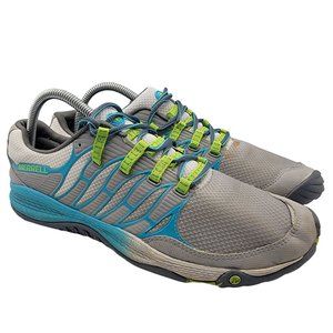 Merrell Sleet Lime UniFly All Out Fuse Womens 10 Light Weight Running Shoes